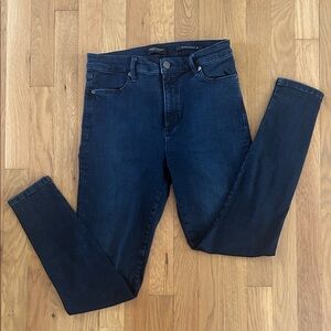 Banana Republic Devon Legging Dark Blue Skinny Jeans size 28 with Luxe sculpt